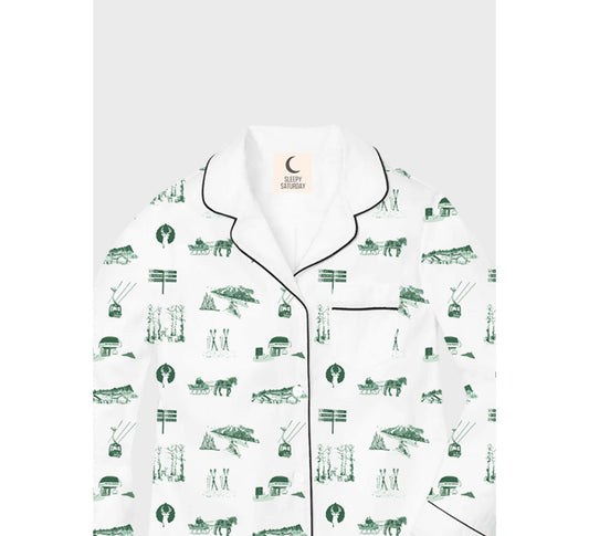 Women's Scenes of Deer Valley Pajama Set